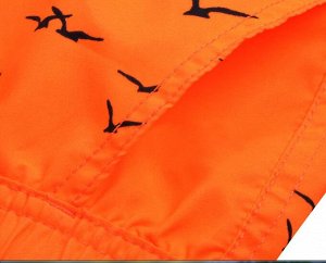 Плавательные шорты с принтом,оранжевый