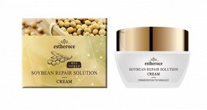 Крем для лица c экстрактом СОЕВЫХ БОБОВ Estheroce Soybean Reapir Solution cream 50ml