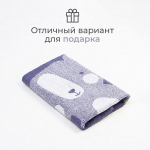 Полотенце махровое Этель Hello, 50х90 см, 100% хлопок, 420 г/м2