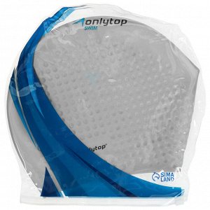 Шапочка для плавания взрослая ONLYTOP, силиконовая, обхват 54-60 см
