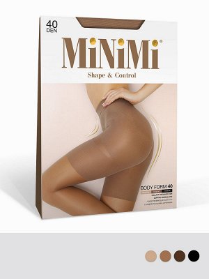 Колготки BODY FORM 40 (PUSH UP) (MINIMI)   с моделирующими шортиками
