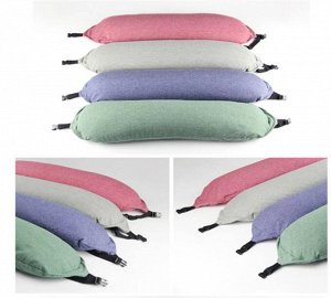U-образная подушка, материал: Полиэфирное волокно (полиэстер), наполнитель-Полиуретановое эластичное волокно (спандекс)