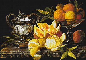 Набор (алмазная мозаика) Натюрморт с апельсинами