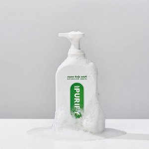 Кремовый гель для душа с ароматом зеленого Deep Purify Cream Body Wash Green Tea чая