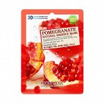 FOODAHOLIC POMEGRANATE Тканевая 3D маска с натуральным экстрактом граната 23г