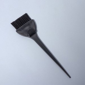Кисть для окрашивания волос с фиксатором, 21x5.5(±1) см, чёрная