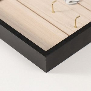 Настенный календарь-вечный «Домики», дерево, 30x20 см