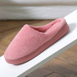 Домашние тапочки  в корейском стиле, коралловые