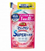 KAO Жидкость чистящая для ванны &quot;Magiсclean&quot; (предотвращающая образование розовой и чёрной плесени, с антибактериальным эффектом, аромат розы) 300 мл, мягкая упаковка