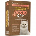 GOOD CAT Мультивитаминное лакомcтво для Кошек со вкусом &quot;НОРВЕЖСКОГО ЛОСОСЯ&quot; 90 таб. (ш/б=6шт.)