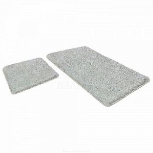 SHAHINTEX LAMA Набор ковриков для ванной 60х90см; 60х50см белый 59