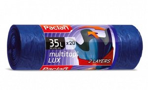 PACLAN Мешки для мусора &quot;Multi Top LUX&quot; ПВД с ушками 35л, 20шт. 132355