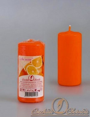 Свеча пеньковая "Апельсин" 9см 079525