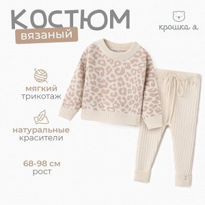 Комплект вязаный Крошка Я Leo Baby