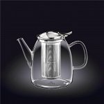 WILMAX Thermo Glass Заварочный чайник с метал.фильтром высокий 950мл WL-888808/A