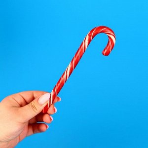 Карамель леденцовая новогодняя «Трость» со вкусом клубники, 28 г