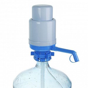 Помпа для воды LESOTO Standart, механическая, под бутыль от 11 до 19 л, голубая