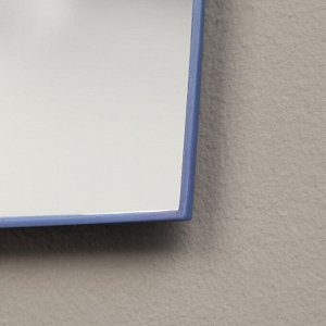 Зеркало интерьерное настенное, акрил, 18 х 24 см, синее
