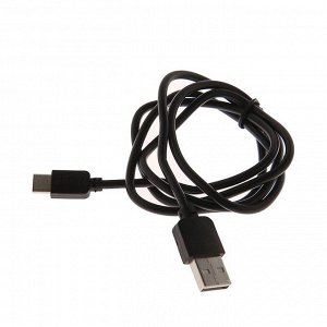 Кабель Krutoff, Type-C - USB, 2 А, 1 м, черный