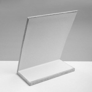 Подставка для кулонов, цепочек, браслетов, 12 крючков 20x10x25 см, бархатная, серая