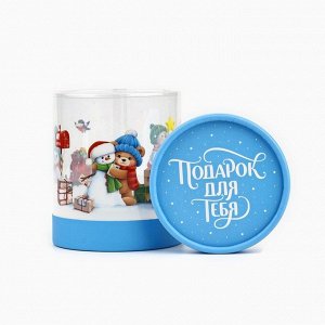 Коробка подарочная «Новогодний подарок», 10 х 11 см