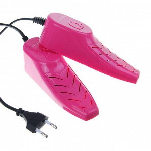Сушилка для обуви  LSO-02, 15 см, 12 Вт, индикатор, розовая
