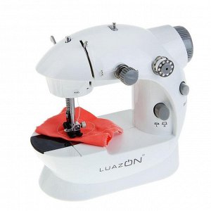 Швейная машина LuazON LSH-02, 5 Вт, компактная, 4xАА или 220 В, белая