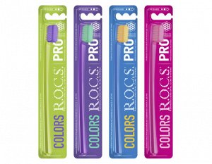 Зубная щетка R.O.C.S. PRO Colors, средняя 1 шт