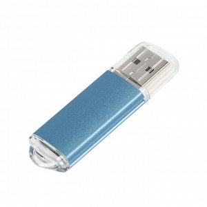 Флешка Smartbuy V-Cut, 8 Гб, USB2.0, чт до 25 Мб/с, зап до 15 Мб/с, синяя