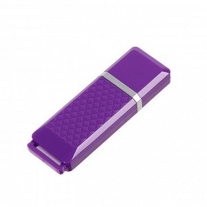 Флешка Smartbuy Quartz series Violet, 32 Гб, USB2.0, чт до 25 Мб/с, зап до 15 Мб/с, фиолет.