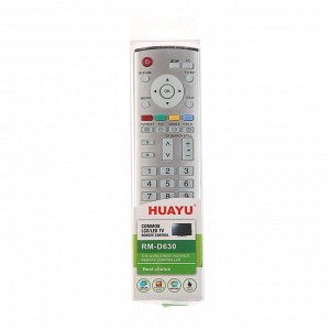 Пульт ДУ Huayu RM-D630, для ТВ Panasonic, универсальный, серый