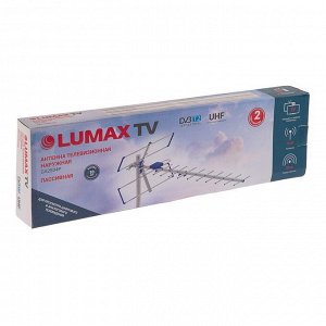 Антенна LUMAX DA2504P, уличная, пассивная, 13 дБи, DVB-T, DVB-T2, цифровая