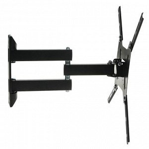 Кронштейн Kromax OPTIMA-404, для ТВ, наклонно-поворотный,15"-55",66.5-444 мм от стены,черный