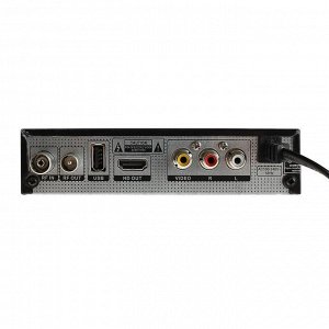 Приставка для цифрового ТВ D-COLOR DC1602HD, FullHD, DVB-T2, дисплей, HDMI, RCA, USB, Wi-Fi