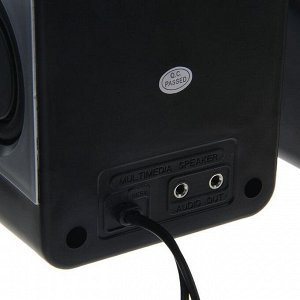 Компьютерные колонки 2.1 SmartBuy BUZZ SBA-2600, 2х1 Вт+3 Вт, MP3, FM, ПДУ, USB, черно-серые