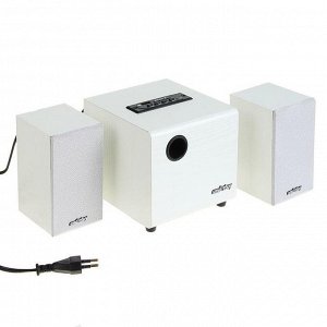 Компьютерные колонки 2.1 SmartBuy SPARTA SBA-210, 2х2 Вт+8 Вт, MP3, FM, 220 В, белые