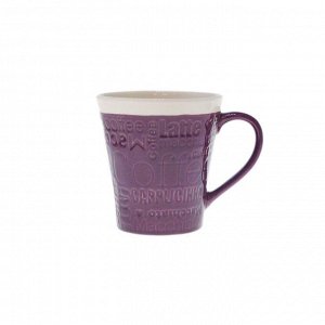 Кружка "Coffee" 330мл, цв.фиолетовый KRJYD594-5147B4 ВЭД