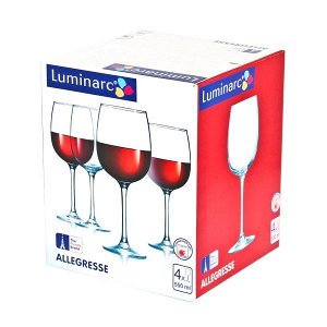 "Allegresse" Набор бокалов для вина 4шт 550мл L1403