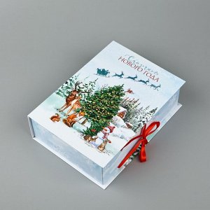Коробка‒книга «Счастливого Нового Года», 27 х 19,5 х 8 см, Новый год