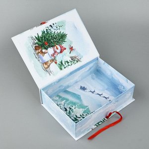 Коробка‒книга «Счастливого Нового Года», 27 х 19,5 х 8 см, Новый год