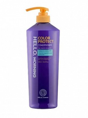 Hello Morning Кондиционер для окрашенных волос Защита цвета 600мл Hair Conditioner Color Protect