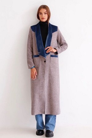 Пальто + ДЛИНА: 112 (+-3) см.
+ СОСТАВ: ПЭ 80%, шерсть 20%; подклад: ПЭ 100%
+ ПАРАМЕТРЫ МОДЕЛИ: 85/61/92, рост модели 178,5 см.
+ ОБРАЗЕЦ НА МОДЕЛИ: 44-46