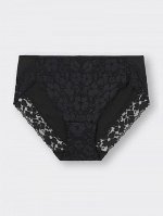 GU - кружевные трусики - 09 BLACK