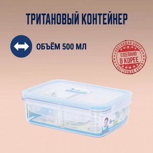 Тритановый контейнер с замками TR-26DV 500 мл