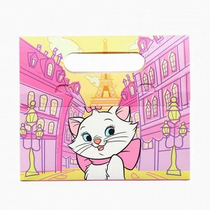 Пакет подарочный-коробка, Коты аристократы, 24х20х7 см