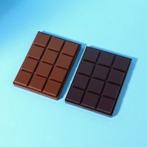 Зеркало складное «Шоколадное чудо», с расчёской, 8,5 ? 6 см, цвет МИКС