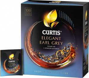 Чай Curtis Elegant Earl Grey 1,7*100пак (1/8) черный сашет 101015/102204