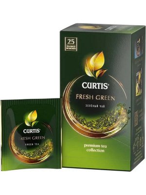 Чай Curtis Fresh Green 1.7*25пак (1/12) зеленый китайский сашет 101012/102201