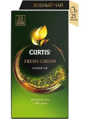 Чай Curtis Fresh Green 1.7*25пак (1/12) зеленый китайский сашет 101012/102201