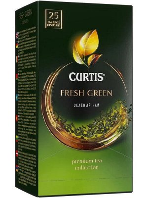 Чай Curtis Fresh Green 1.7*25пак (1/12) зеленый китайский сашет 101012/102201